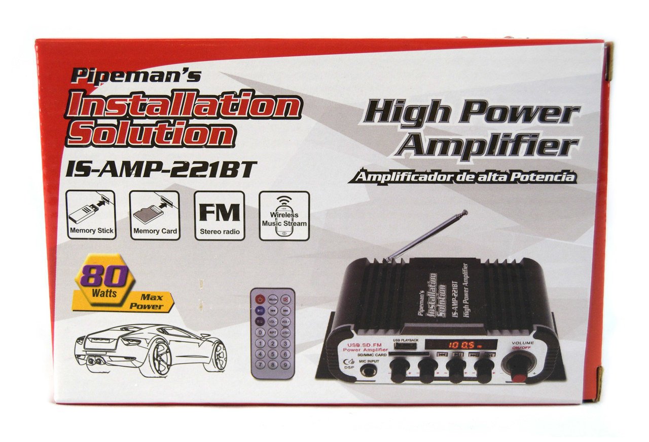 Amazon.com: 2 Channel Stereo PA Mini Amplifier Bluetooth USB